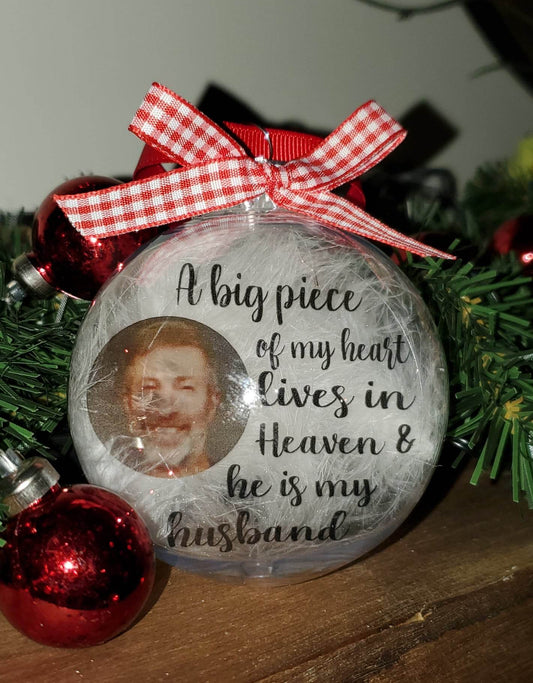 A Big Piece of My Heart Memory Ornament