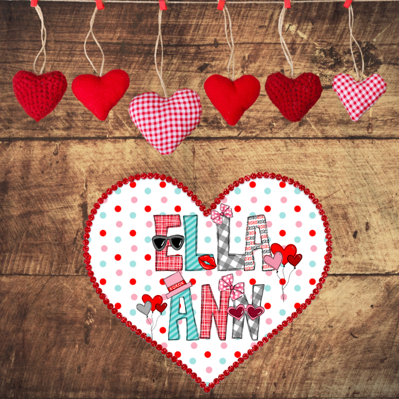 Valentine Personalized Name Puzzle